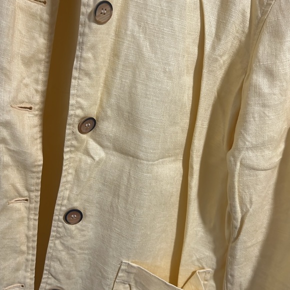 Ann Tylor loft linen light shirt/chaket, size M - Picture 2 of 5